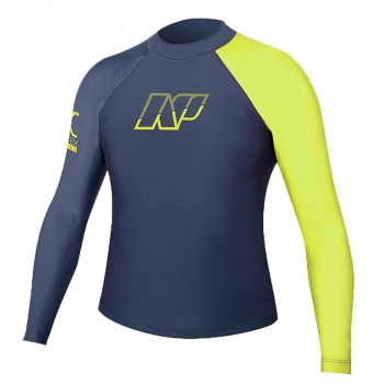 Lycra Rashguard Junior Long sl. Navy/Green 